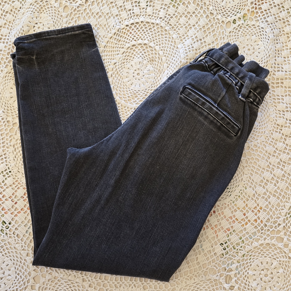👖 Express‎ Super High Rise Paperbag Waist Belted Jeans – Size 8R